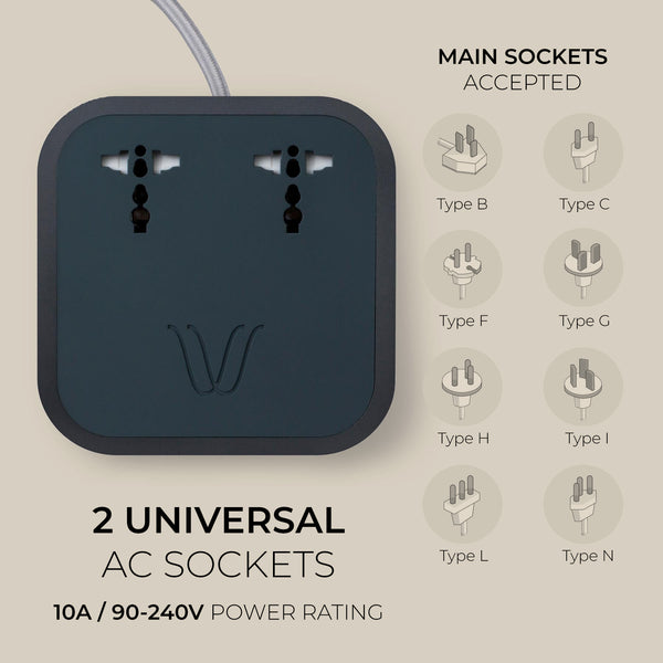 Wireless Charger
Description
Crafted using super-sturdy aluminum, the Woodie Hub charges 6 devices in one with style and elegance. Just place your Qi-compatible smartphone on tWoodie Hub – Dark Rise
