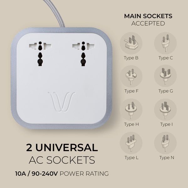 Wireless Charger
Description
Crafted using super-sturdy aluminum, the Woodie Hub charges 6 devices in one with style and elegance. Just place your Qi-compatible smartphone on Woodie Hub – Absolute Grey