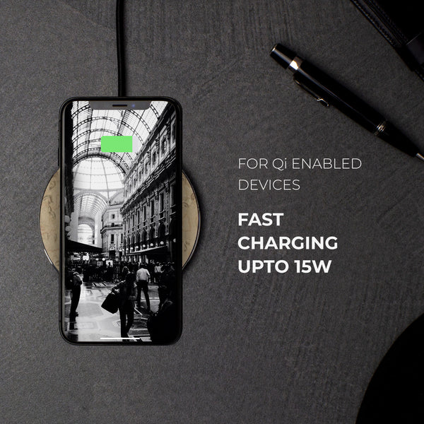 Description
The Solo fast wireless charger is the simplest and coolest way to charge your smartphone without cables. Just connect the solo to a laptop oSolo Wireless Charger – Erable