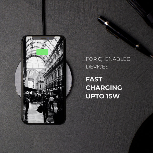 Description
The Solo fast wireless charger is the simplest and coolest way to charge your smartphone without cables. Just connect the solo to a laptop oSolo Wireless Charger - Grey Shade