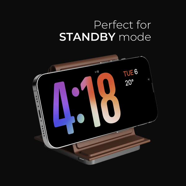 Foldable 3-in-1 wireless fast charger, Perfect for Standby mode