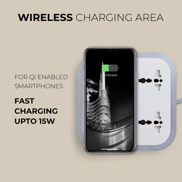 Wireless Charger





Description

Crafted using super-sturdy aluminum, the Woodie Hub charges 6 devices in one with style and elegance. Just place your Qi-compatible smartphone on Woodie Hub – Absolute Grey